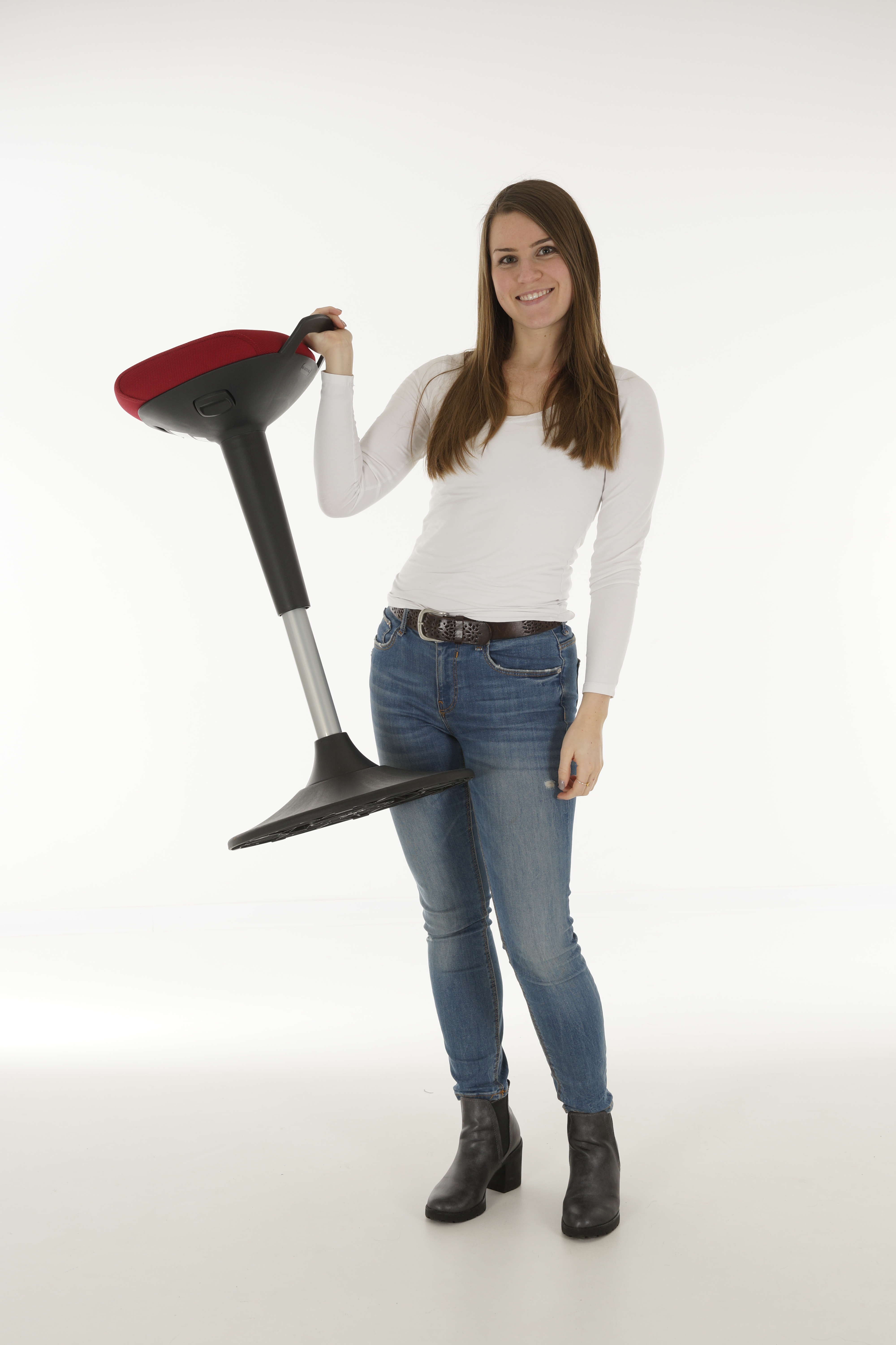I11136_Anwender3 Stehhocker Marco – Ergonomischer Stehhocker höhenverstellbar für aktives Arbeiten