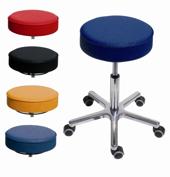Hocker mit PU-, Buche- oder Polstersitz