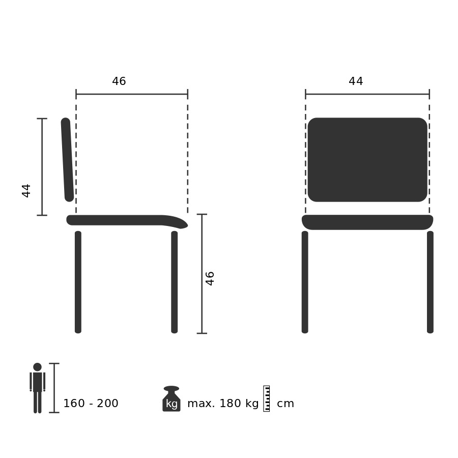 Besucherstuhl / Konferenzstuhl K9 V PRO