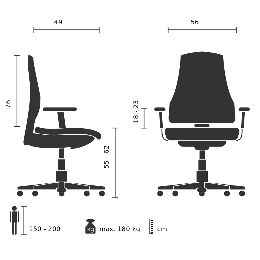 XXL Bürostuhl Pullmann
