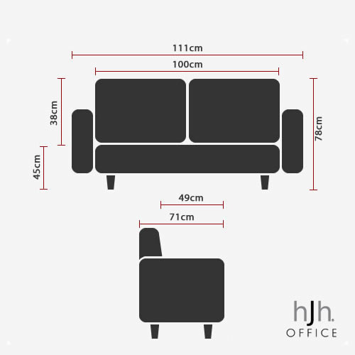 Loungesofa ARUBA STEP 2 Sitzer